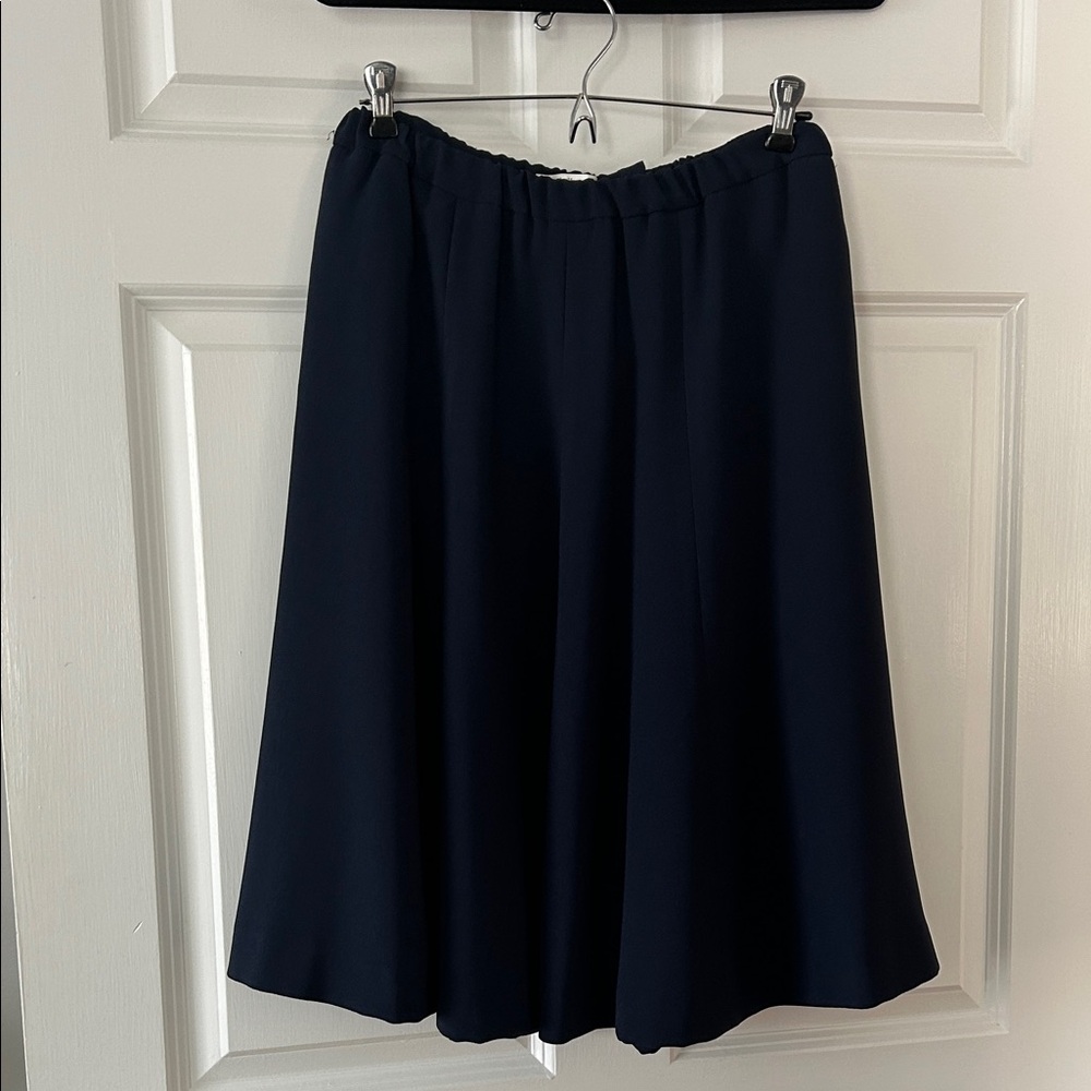 Liz Claiborne Navy A-Line Skirt